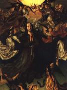 FERNANDES, Vasco Assumption of the Virgin  dfg Sweden oil painting artist